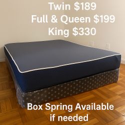 Queen Mattress Come With Free Box Spring - Same Day Delivery 