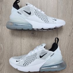 Nike Air Max 270 Running Shoes White AH6789-100 Women's Size 8 MSRP $170 B Grades