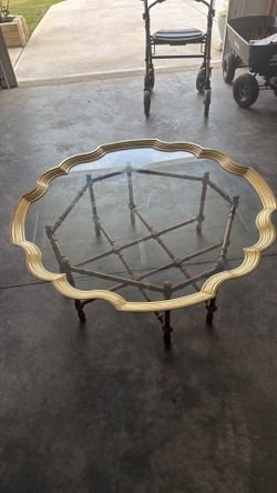 Vintage Baker Hollywood Scallop Coffee Table