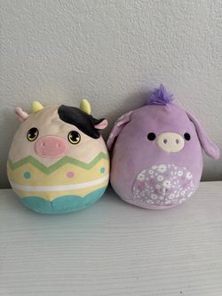 2 Squishmellows Cow & Pig