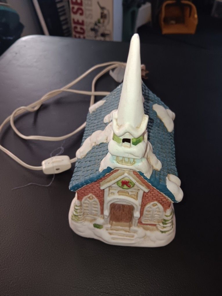 Ceramic Church 7 1/2