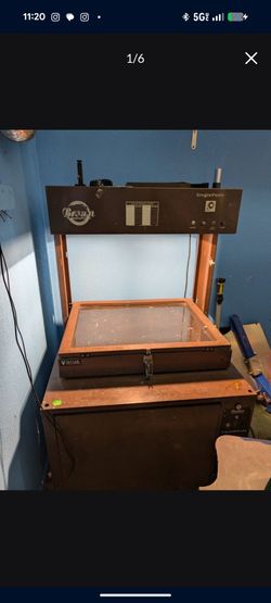 Screen printing exposure unit