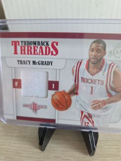 Rockets  Tracy  MCGRADY  Jersey  Card