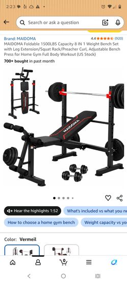 Weight bench