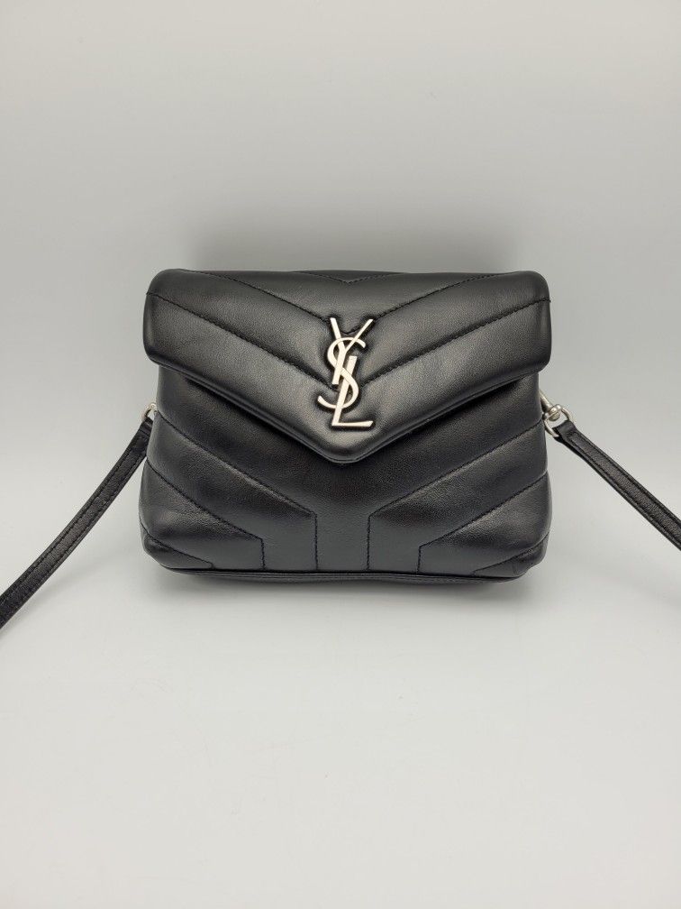 Yves Saint Laurent Black Quilted Leather Shoulder Bag