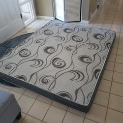 Short Queen mattress from a  new camper
