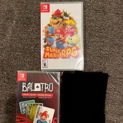 Nintendo Switch Video Games Balatro + Mario RPG