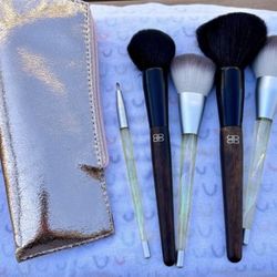 New Makeup Brush Set w/ Pouch - Sonia Kashuk & BB