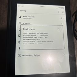 Kindle Paperwhite 10th gen 