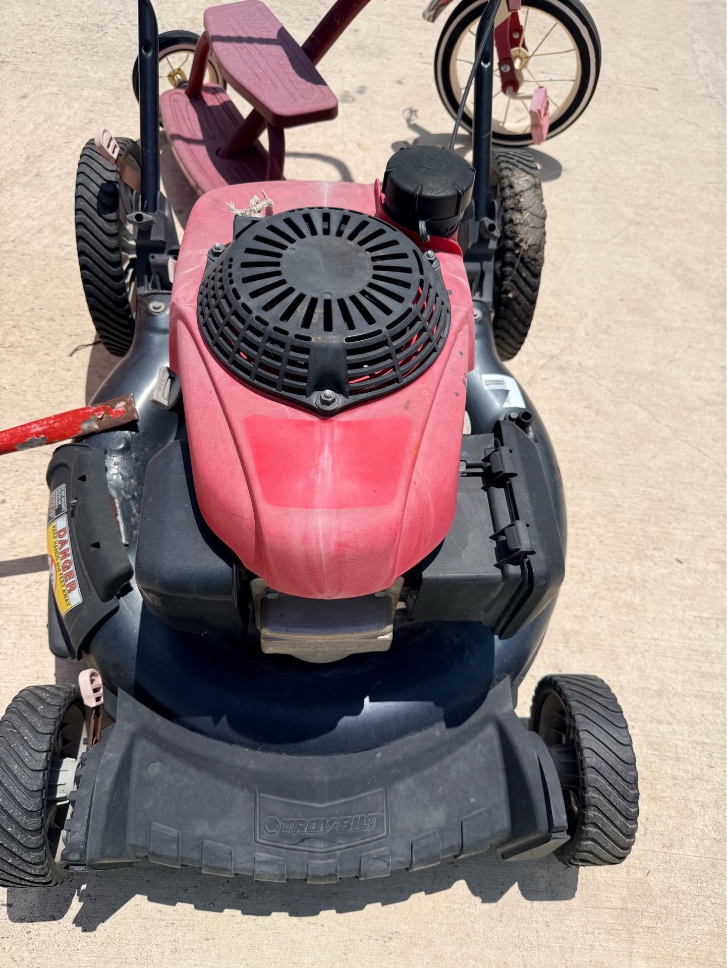 Used Troy built lawn mower
