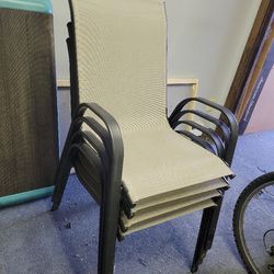 Set Of 4 Outdoor Chairs