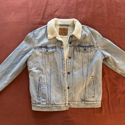 Levi's Sherpa Lined Trucker Jacket XL 