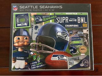 Seattle Seahawks 500 Piece Puzzle  Located in Bitter Lake/Haller Lake, 98133. Available if posted. I don’t respond to “is this available?”