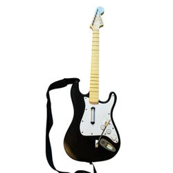 PS2/PS3 Harmonix Fender Guitar Hero Rock Band Wireless 822151 No Dongle