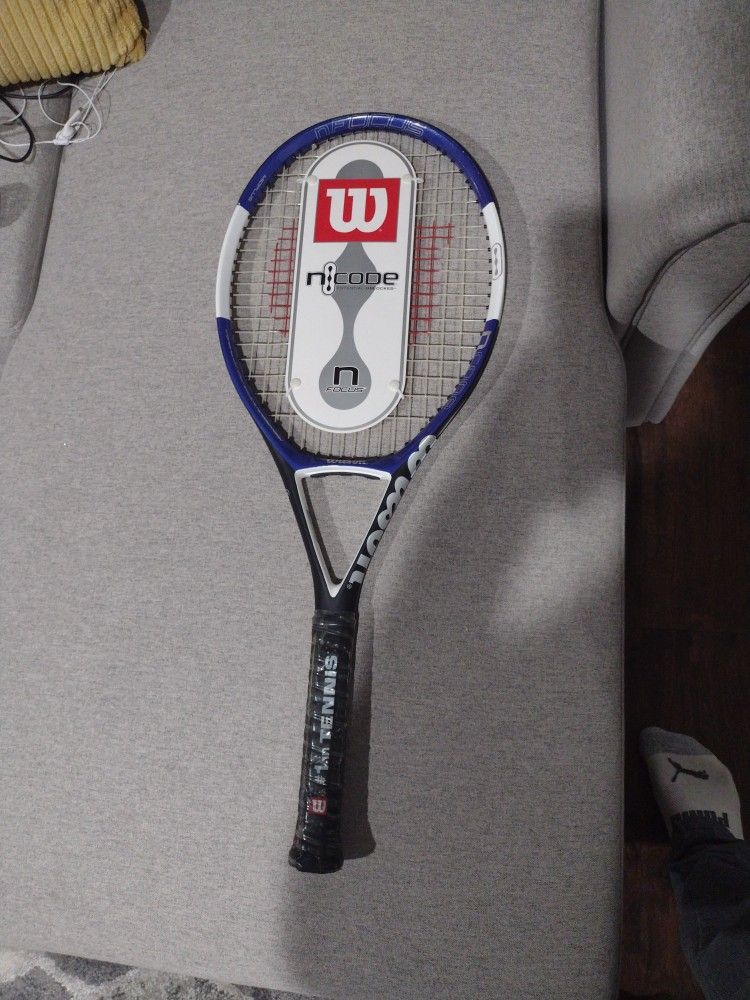 Wilson Ncode Nfocus Tennis Racket - New Never Used