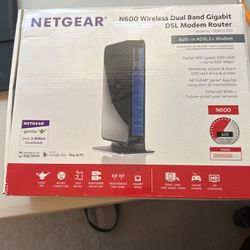 Netgear N600 Dual Band Gigabit DSL Modem Router 