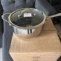 Hermosa Olla Del Chef De 4 Cuartos