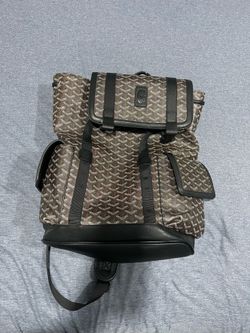 Authentic Black Goyard Paris Backpack