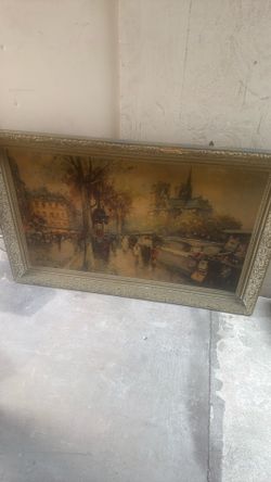 Mid 20 Century Oil Painting