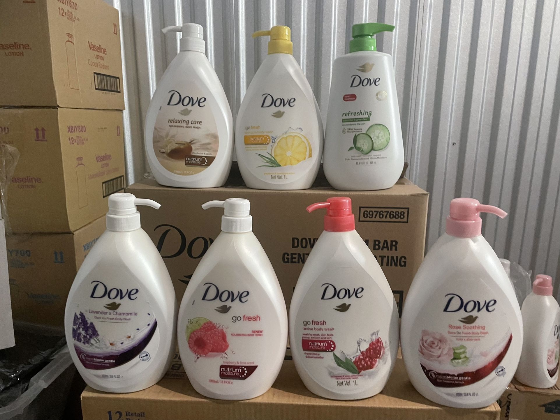 Dove Body Wash Mix And Match 6 Pcs For 45$