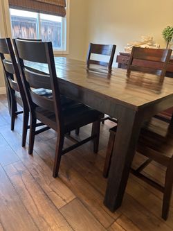 Dining room table seats 8