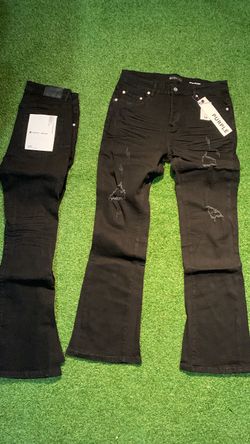 Purple Brand Black Flared