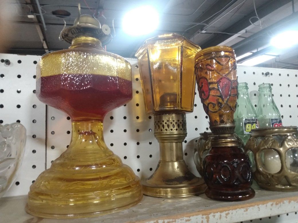 Vintage Oil Lamps