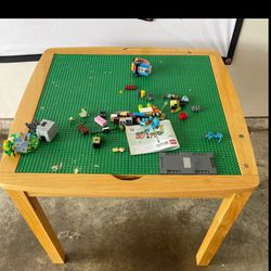 Lego Table With Two Chairs