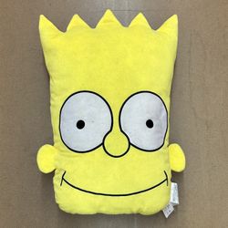 THE SIMPSONS “Bart Head” CHARACTER Plush Pillow 👀 (please read description)