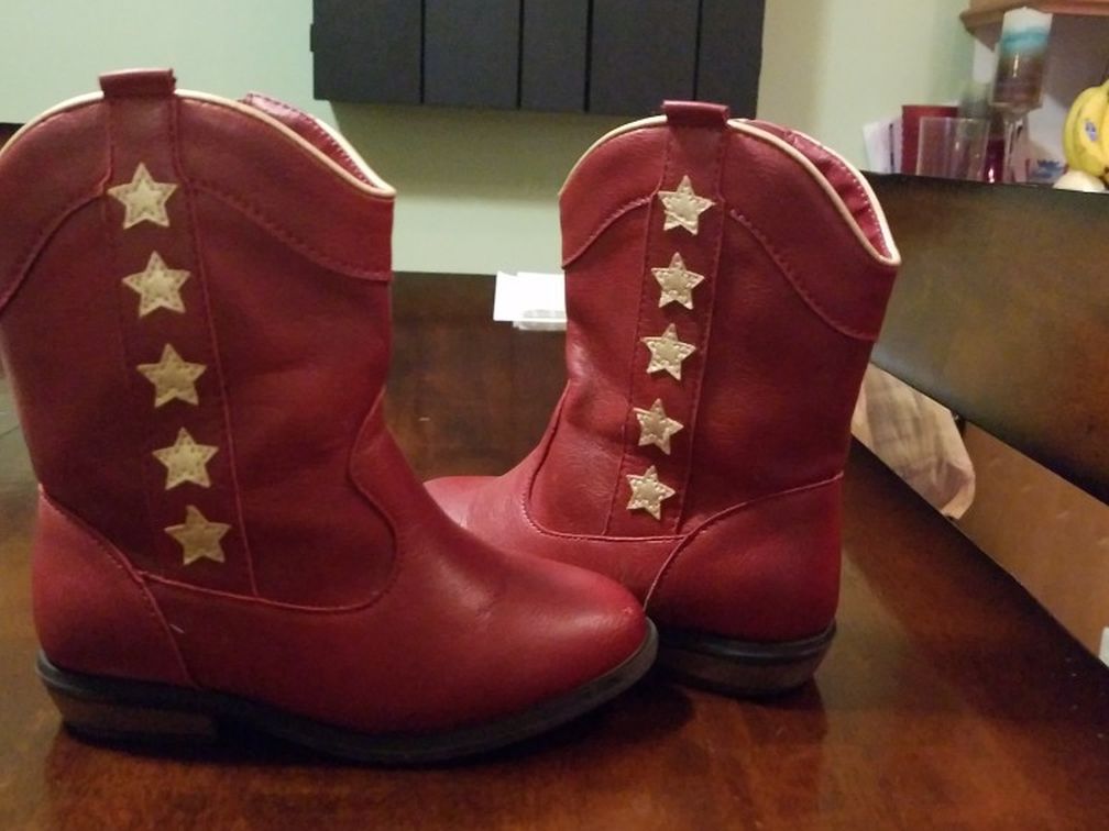 Cat & Jack Toddler Size 8 Cowboy Boots