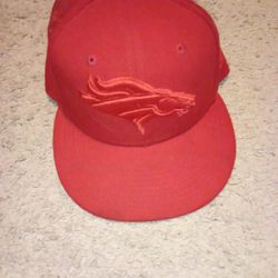 All Red Broncos Hat