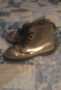 Gold DrMartens