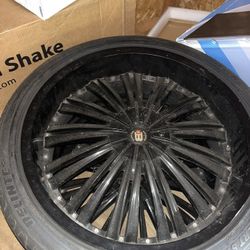 24 Inch Black rims
