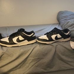 (USED) Low Tops Panda Dunks 8.5