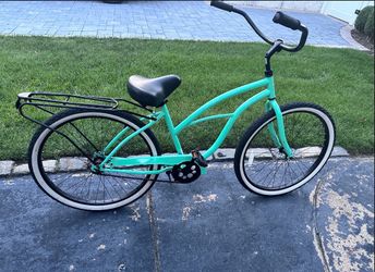 Three Six Zero Beach Cruiser Phat Cycles Seabreeze 26”  - Mint Seafoam - green finish!