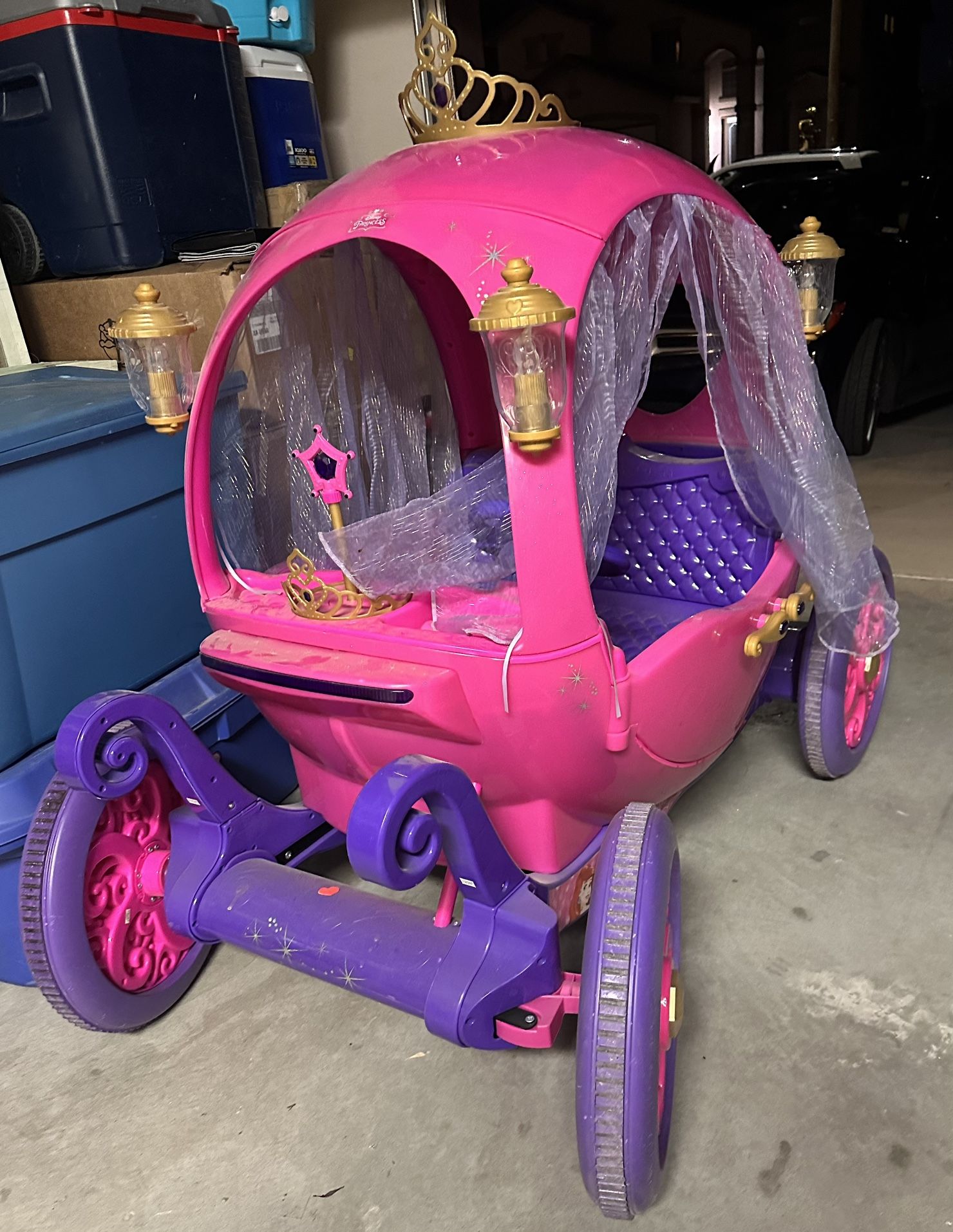 Dynacraft Disney defect Princess Carriage