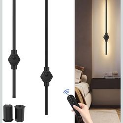 2 Pc Wall Lights Wire Less New $35