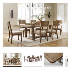 Cabalynn Dining Table and 6 Chairs