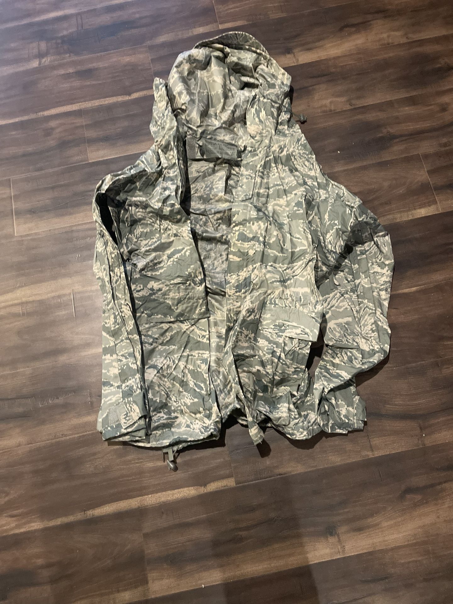 Camouflage Rainsuit Parka