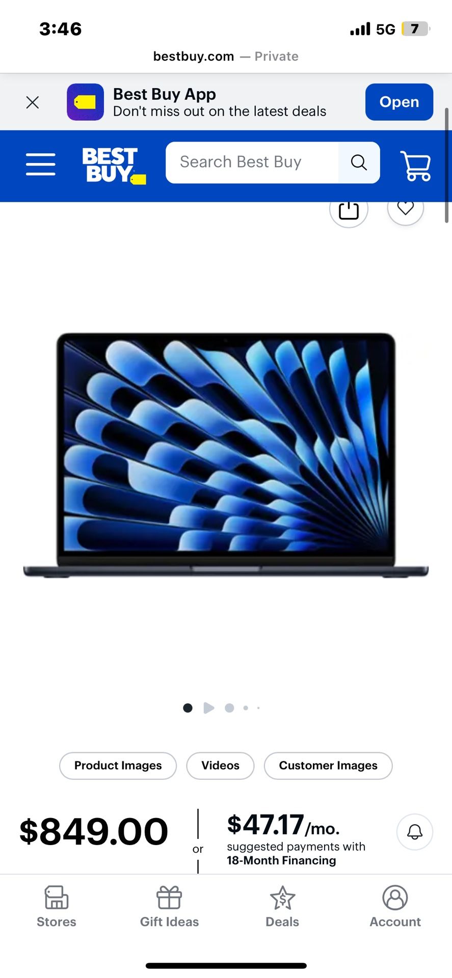 Macbook Air M3 Chip *Trades*