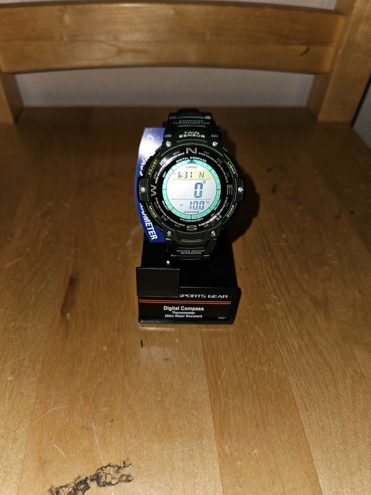 Casio Compass Thermometer Digital Watch