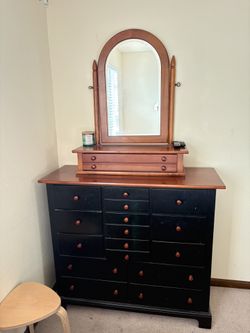 Dresser And Mantle Mirror