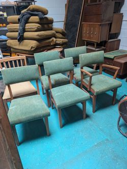 5 mid century chairs