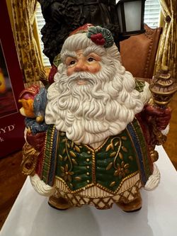 Fitz and Floyd Santa Figurine
