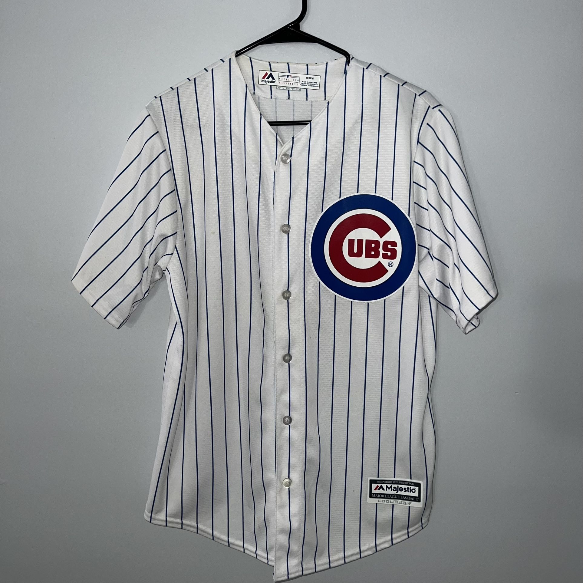 Majestic Chicago Cubs Baseball Jersey Mens Medium White