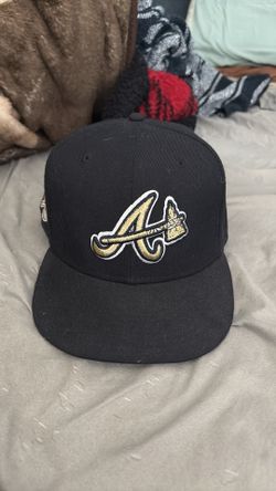 New Era 59Fifty Atlanta Braves 30th Season Black fitted Cap size 7 7/8