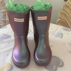 NEW HUNTER BOOTS TODDLER NEBULA RAIN 8