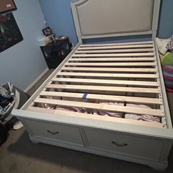 Full Bed frame And Vanity