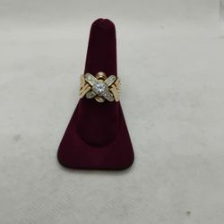 10K Diamond Ring 