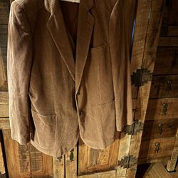Men’s Corduroy Jacket With Vest